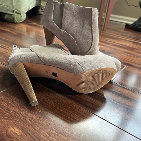 BCBG Grey Suede Booties - Picture 3 of 3